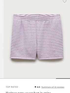 J. Crew Terry Shorts